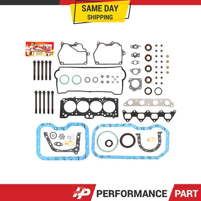 Juego completo de juntas pernos de cabeza para 93-97 Toyota Corolla Celica Geo Prizm 1,8 L 7AFE Foto 1 de 4