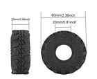 4PCS Tire Cover For DJ Giant Toothed Tires DJ-1214 60 * 25 SCX24 FMS TRX4M Parts