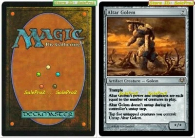 ALTAR GOLEM magic EVENTIDE MTG */* TRAMPLE ARTIFACT CREATURE RARE MINT 106/180 - Image 1 of 4