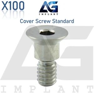 100 Cover Screw For Standard Platform Prosthetic System Hexagon 2.42mm - Picture 1 of 4