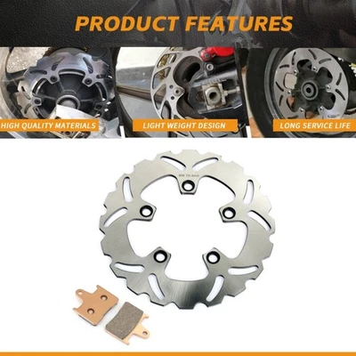 Rear Brake Disc Rotor Pads For Suzuki GSXR 600 750 2004 2005 GSXR 1000 2001-2006 Foto 1 de 4