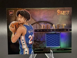 2024-25 Select Jared McCain  #DSM-MCC Draft Selections Jersey Rookie - 76ers - Picture 1 of 2