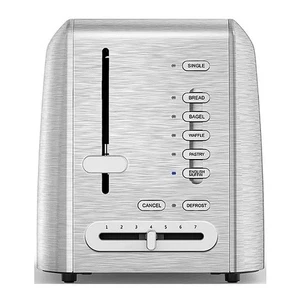 NEU Cuisinart RBT-1200PC Silber Edelstahl Arbeitsplatte 2-Scheiben Toaster - Bild 1 von 4