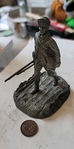 Figurina Vintage Privata 2° Reggimento Carolina del Sud 1977 Franklin Mint Fine Peltro - Foto 1 di 6