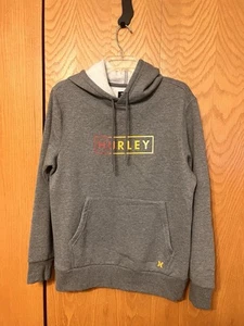 NEW Men's Hurley Gray Pullover Hooded Sweatshirt - Size Small S NWT - Picture 1 of 11