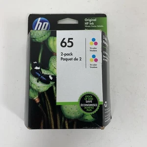 HP Tri-Color Ink Cartridges 2 Pack Sealed Exp Oct 2022 - Picture 1 of 2
