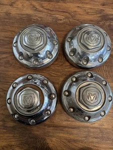 Dodge 2500 RAM OEM Wheel Chrome Center Cap 52039098 Hub Cover 8 Lug Set Of 4 - Picture 1 of 9