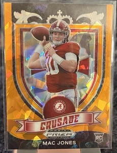 Mac Jones Rookie RC #170 Orange Ice Prizm 2021 Panini Prizm Draft Alabama - Bild 1 von 2