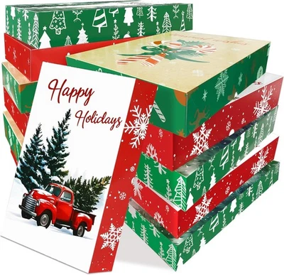 YANGTE 12 Pack Large Christmas Gifts Boxes 1 Count (Pack of 12), Multicolor  - Image 1 of 4
