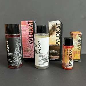 3 WLDKAT Hautpflege Ingwer Kombucha Hauttonikum Yucca Milchsäure Peeling ISTZUSTAND - Bild 1 von 10