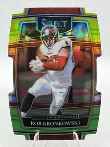 2021 Panini Select - [Base] - Green & Yellow Prizm Die-Cut #32 - Rob Gronkwoski - Bild 1 von 2
