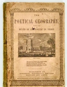 1851 / ‘POETICAL GEOGRAPHY” /CALIFORNIA GOLD RUSH/EARLY MAP/SAN FRANCISCO PRINTS - Picture 1 of 8