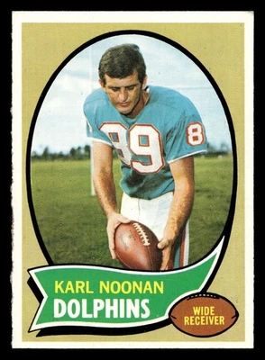 1970 Topps #223 Karl Noonan Ex-Mint Dolphins ID:488766 - Image 1 of 2