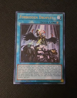 YGO Forbidden Droplet Prismatic Ultimate Rare PUR Rarity Collection RA01-EN064 - Image 1 of 3