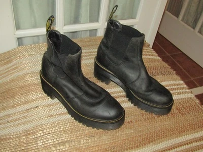 Bota Gore elástica de cuero negra talla 10 Dr. Martens Rometty para mujer talla 10 Foto 1 de 4