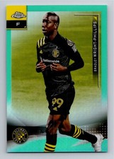 2021 Topps Chrome MLS Bradley Wright-Phillips Aqua Refractor /299  Columbus Crew