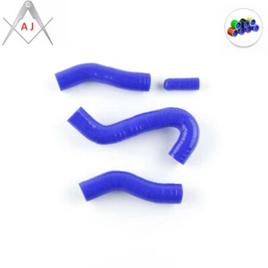 Blue For Husaberg FE450/FE501 2013-2014 THERMOSTAT BYPASS Silicone Radiator Hose - Picture 1 of 7