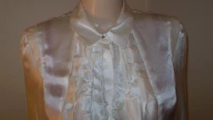 NEW NWT MAGASCHONI SILK SATIN SHIRT BLOUSE DRESS SUIT TOP 390.00 ORG private auc - Picture 1 of 1