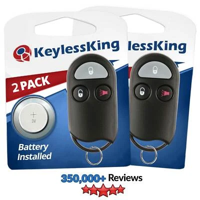 Fits 1998 1999 2000 Nissan Frontier Keyless Entry Remote Car Key Fob KOBUTA3T 2x Foto 1 de 4