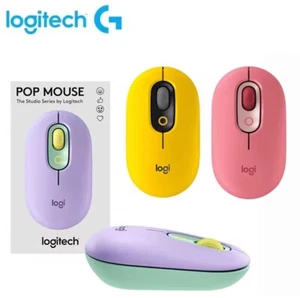 Logitech POP Wireless Mouse Bluetooth Silent Mice High Precision Portable New - Picture 1 of 8