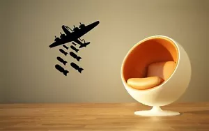 Pegatinas de pared calcomanía de vinilo aviones militares para niños guardería guerra ig1368 - Imagen 1 de 3