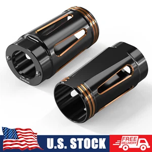 Cubierta deslizante de bota de horquilla para Harley Electra Glide Standard Road King FLHR 19-22 - Imagen 1 de 7