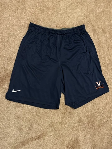 Nike Dri-Fit Men’s Athletic Shorts UVA Cavaliers Size XL Blue Basketball Cover