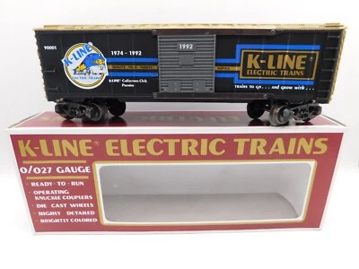 1992 K-Line KCC Premier Edition Classic Boxcar #90001 Collector's Club NIB MC! - Image 1 of 4