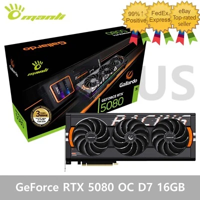 MANLI GeForce RTX 5080 Gallardo OC D7 16GB Gaming Graphics Card - Image 1 of 4