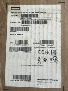 Hewlett Packard Enterprise Hpe ISS Bto Dl385 Gen10 7302 1P 8Sff P (P16694-B21) - Picture 1 of 2