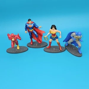 Lot of 4 Micro Action Figures: DC Justice League Collection By Mattel - Picture 1 of 9