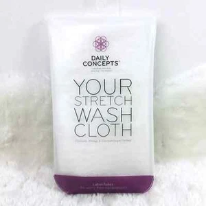Daily Concepts Your Stretch Wash Cloth Exfoliation 12X8 inches Lot of 2 - Picture 1 of 5