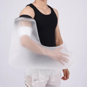 Long Arm Cast Protector Shower Waterproof Shower Boot Cover Cast Ankle Wound - Picture 1 of 12