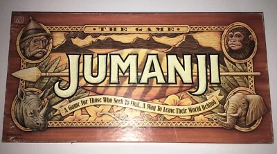 Vintage 1995 JUMANJI Board Game Original Full Size Board Game - Image 1 of 4