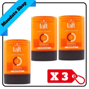 GEL TAFT SCHWARZKOPF 300ml POWER MAXX TOUCH POWER TENUTA ANTI- GRAVITA' - Photo 1/1