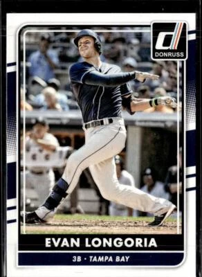 2016 Donruss #142 Evan Longoria - Image 1 of 2