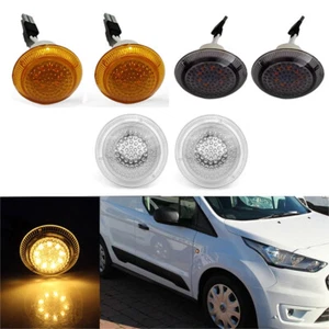 Pair Side Marker Light LED Indicator Lamp Fit For Ford Transit Connect 2010-2021 - Picture 1 of 38