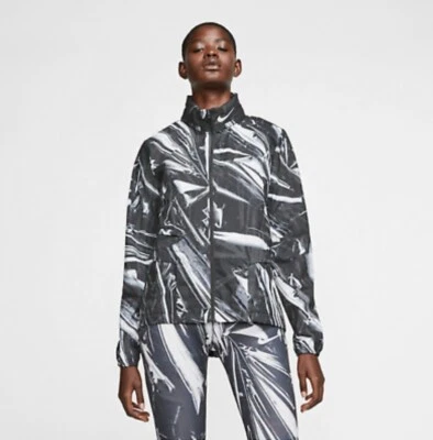 Nike Shield Flash Reflective Running Jacket Women's UK S UK M - BV4387 010 - Image 1 of 4