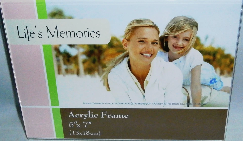 Marco acrílico 5" de alto x 7" de ancho Foto 1 de 1