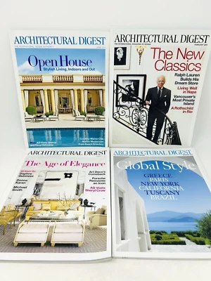 2011 Architectural Digest Magazines Interior Design Ads Lot of 4 - Image 1 of 4