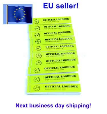 Cuaderno de registro de geocaching de 10 piezas, 34p. para microcontenedor PET pequeño 204lgs - Imagen 1 de 4