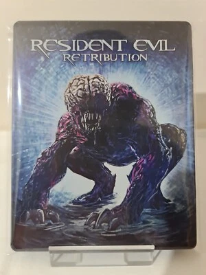 RESIDENT   EVIL   RETRIBUTION   BLU-RAY     STEELBOOK,   DISPATCH    SAME    DAY - Image 1 of 4
