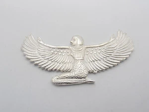 Dea Iside : Spilla da balia in Argento 925- Antico Egitto - Egizia - Geroglifici - Picture 1 of 2