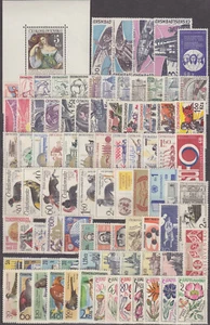 CZECHOSLOVAKIA - 1965-1969 COMPLETE COLLECTION with SHEETS - JAHRGANG - **MNH** - Picture 1 of 8