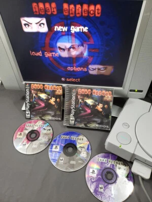 Fear Effect 1 PS1 COMPLETE Black Label Case PlayStation cib FearEffect reg card - Image 1 of 4