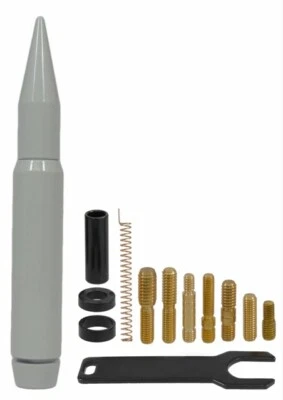 Antena bala blanca True Spike antirrobo de 7 pulgadas de grosor corto para camionetas Ford Foto 1 de 4