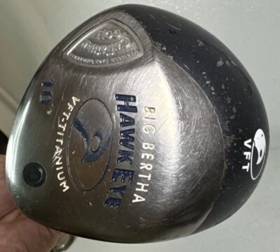 Callaway Big Bertha Hawkeye VFT Titanium 10* Golf Driver RH Firm Flex 45" - Image 1 of 4