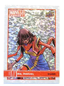 2021-22 Upper Deck Marvel Annual Ms. Marvel Silver Parallel Insert Card #56 - Picture 1 of 2