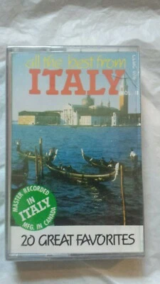 all the Best From Italy Vol 11, 20 Great Favorites (Cassette Tape) - Image 1 of 2