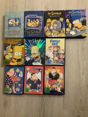 The Simpsons, American Dad, Family Guy DVD Sammlung - Bild 1 von 2